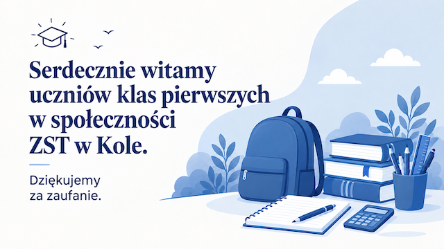 Podziękowanie dla klas pierwszych